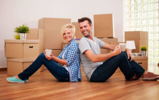 Couple moving with Holloway Storage Sydney